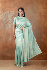 Crystal stone embellishments saree