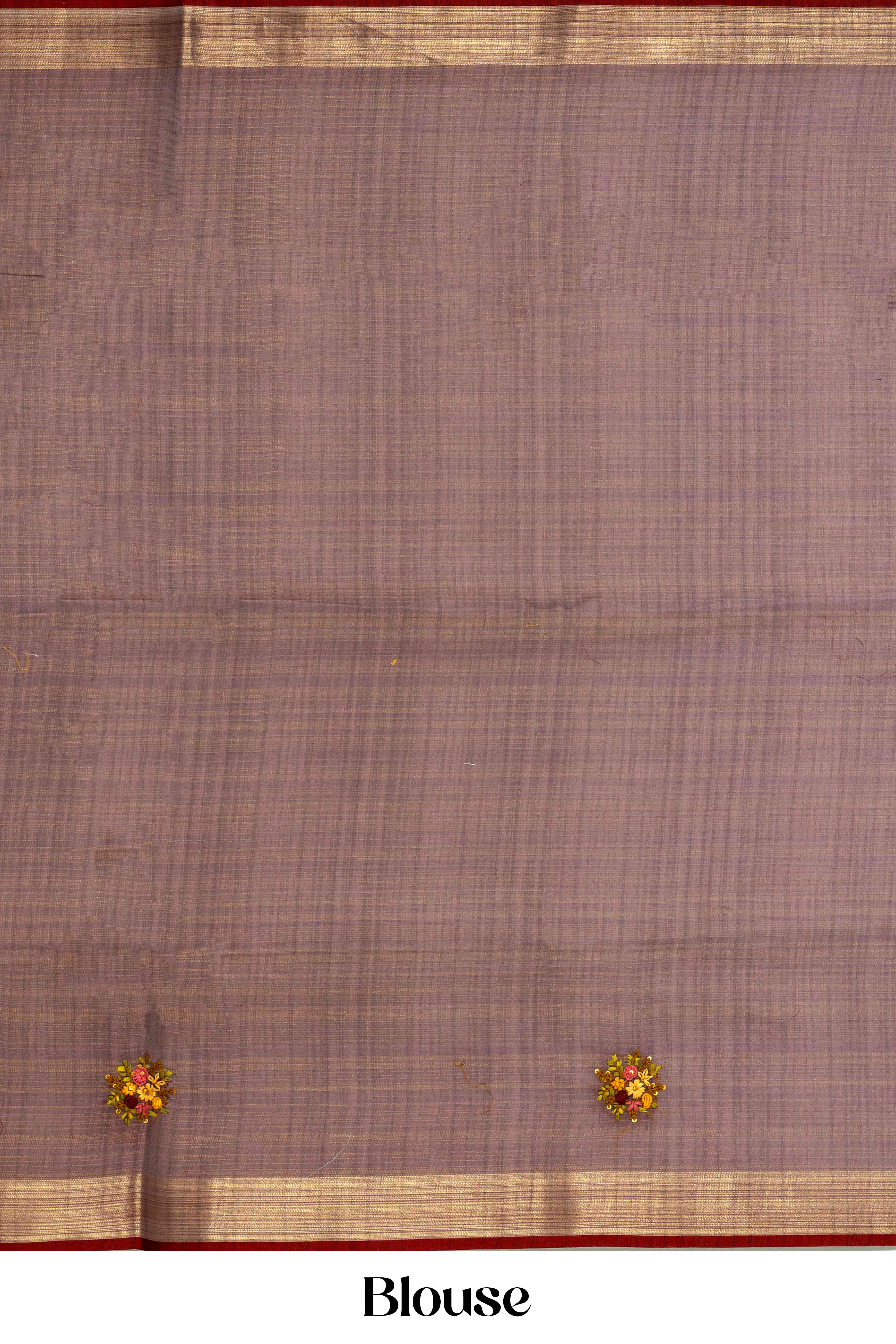 Dark beige linen weave with blouse