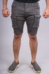 Dark grey cargo shorts