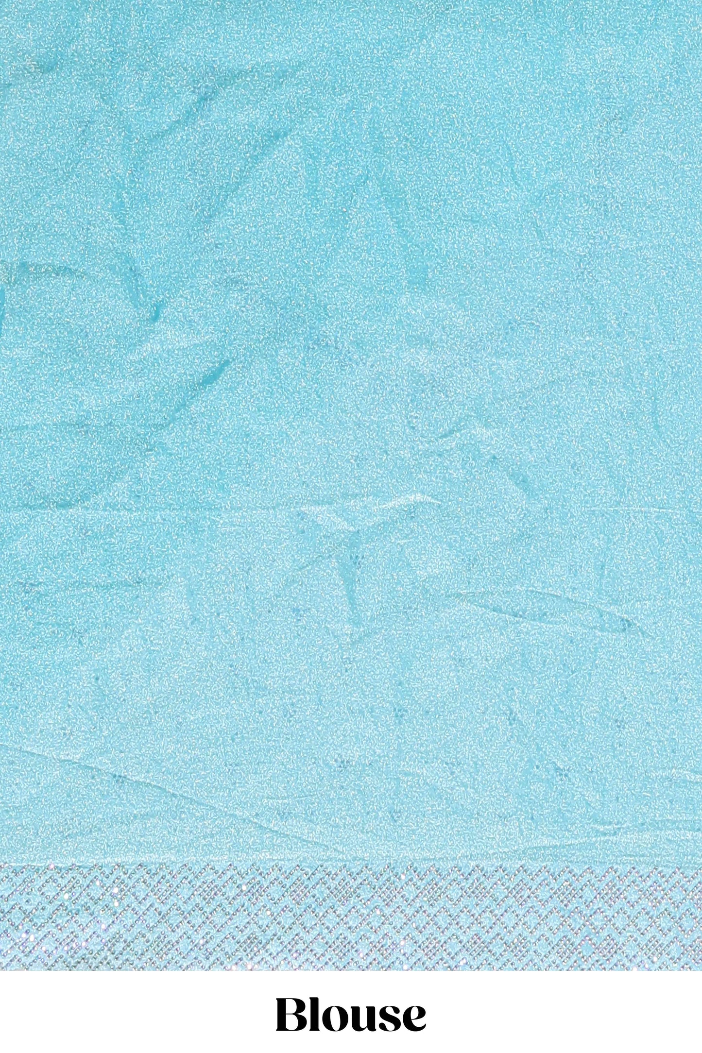 Designer blue saree