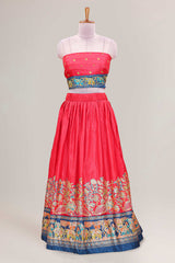 Designer floral festive outfit