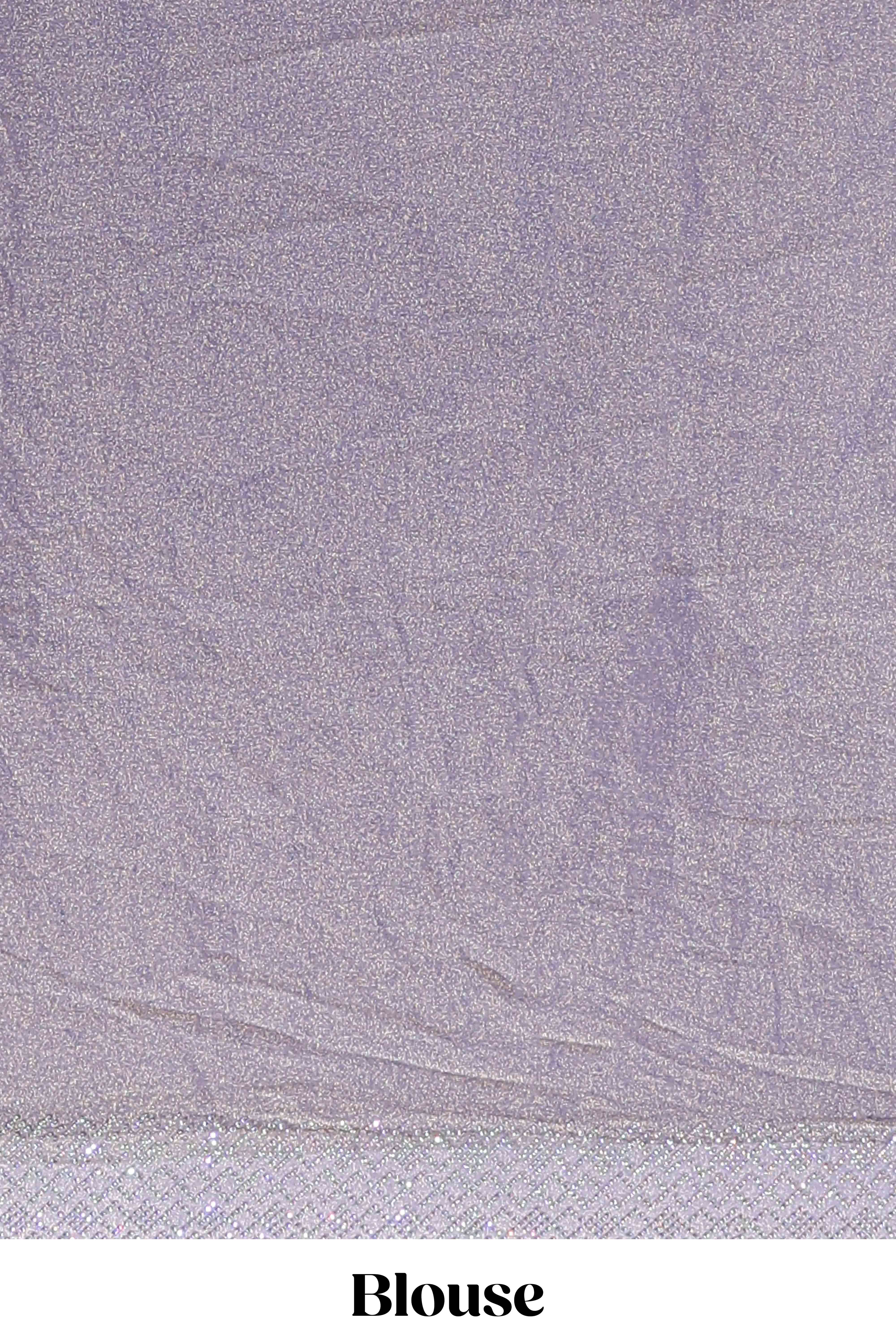 Designer lavender saree