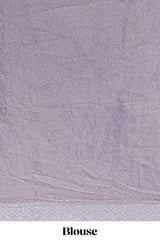 Designer lavender saree