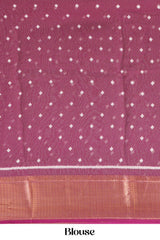 Designer maroon silk dupion saree