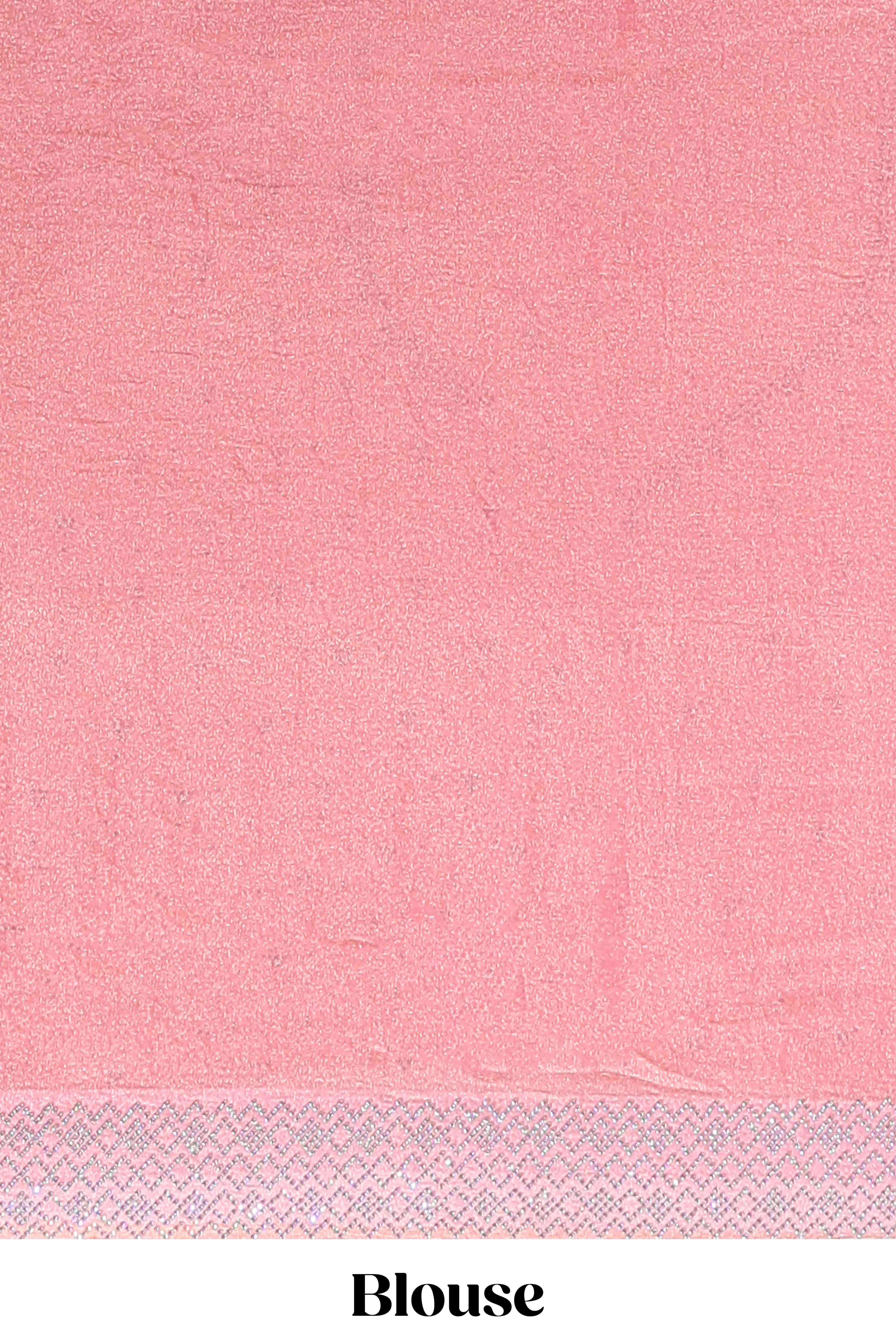 Designer pink saree