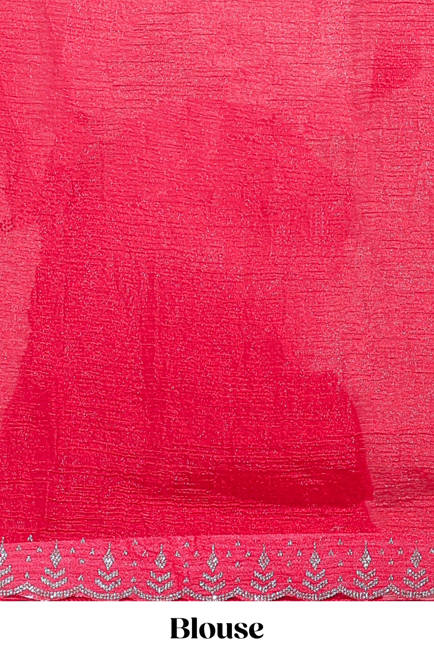 Designer pink zari saree