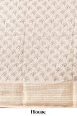 Designer sandal dupion silk saree