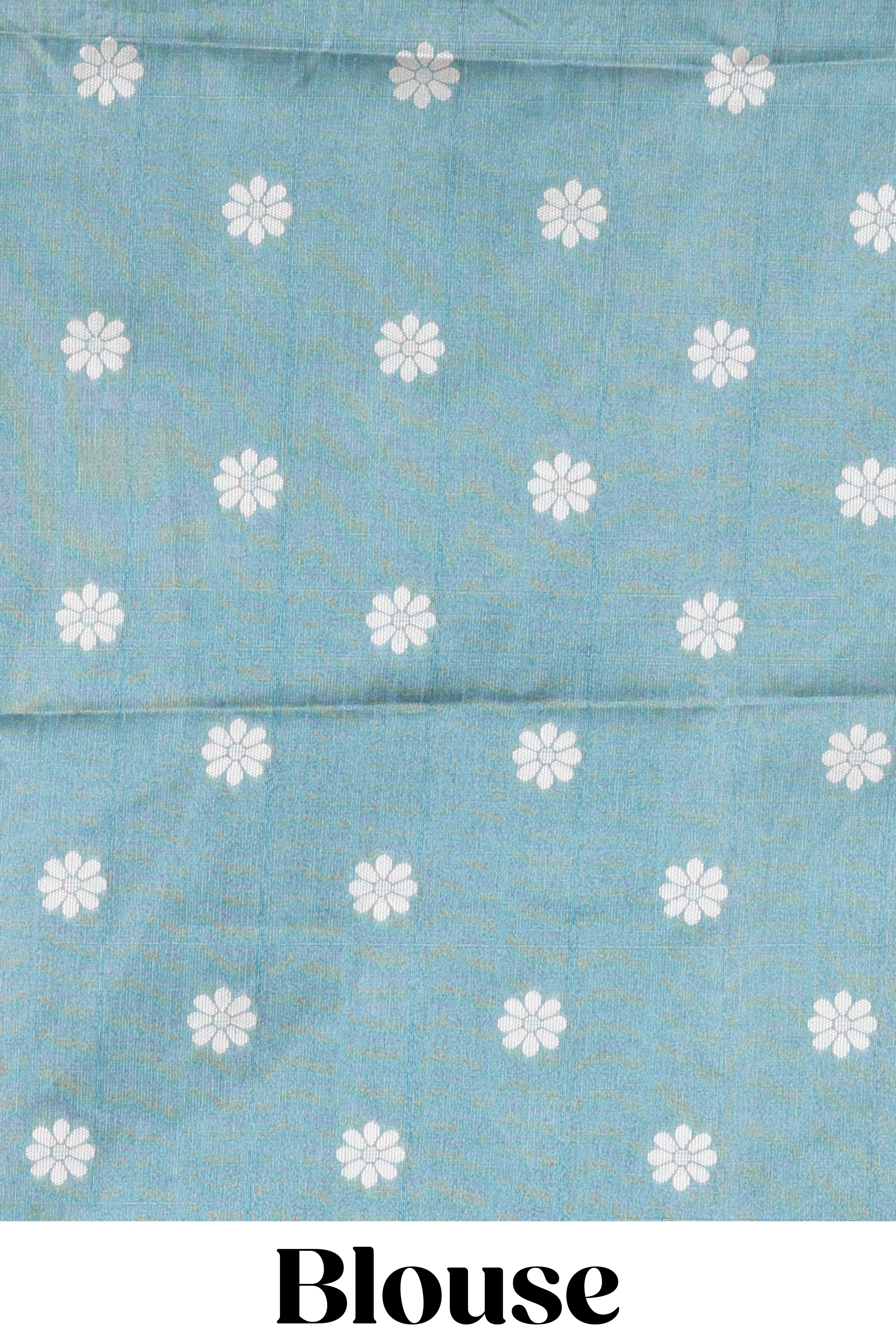 Elegant blue munga cotton drape