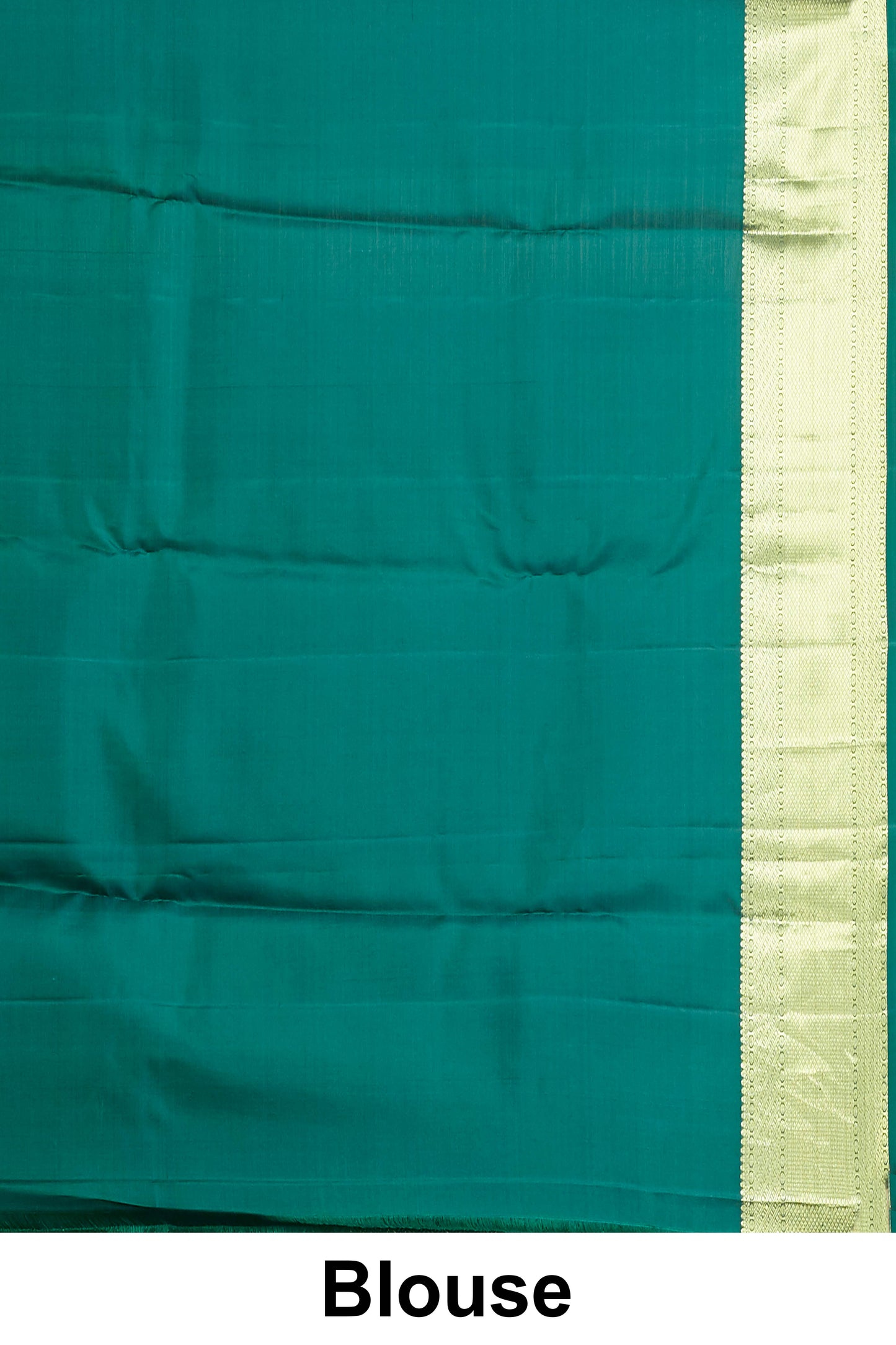Elegant bottle green Kanchipuram saree