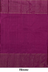 Elegant checked Kanchipuram silk saree