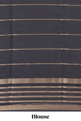 Elegant contemporary saree drape