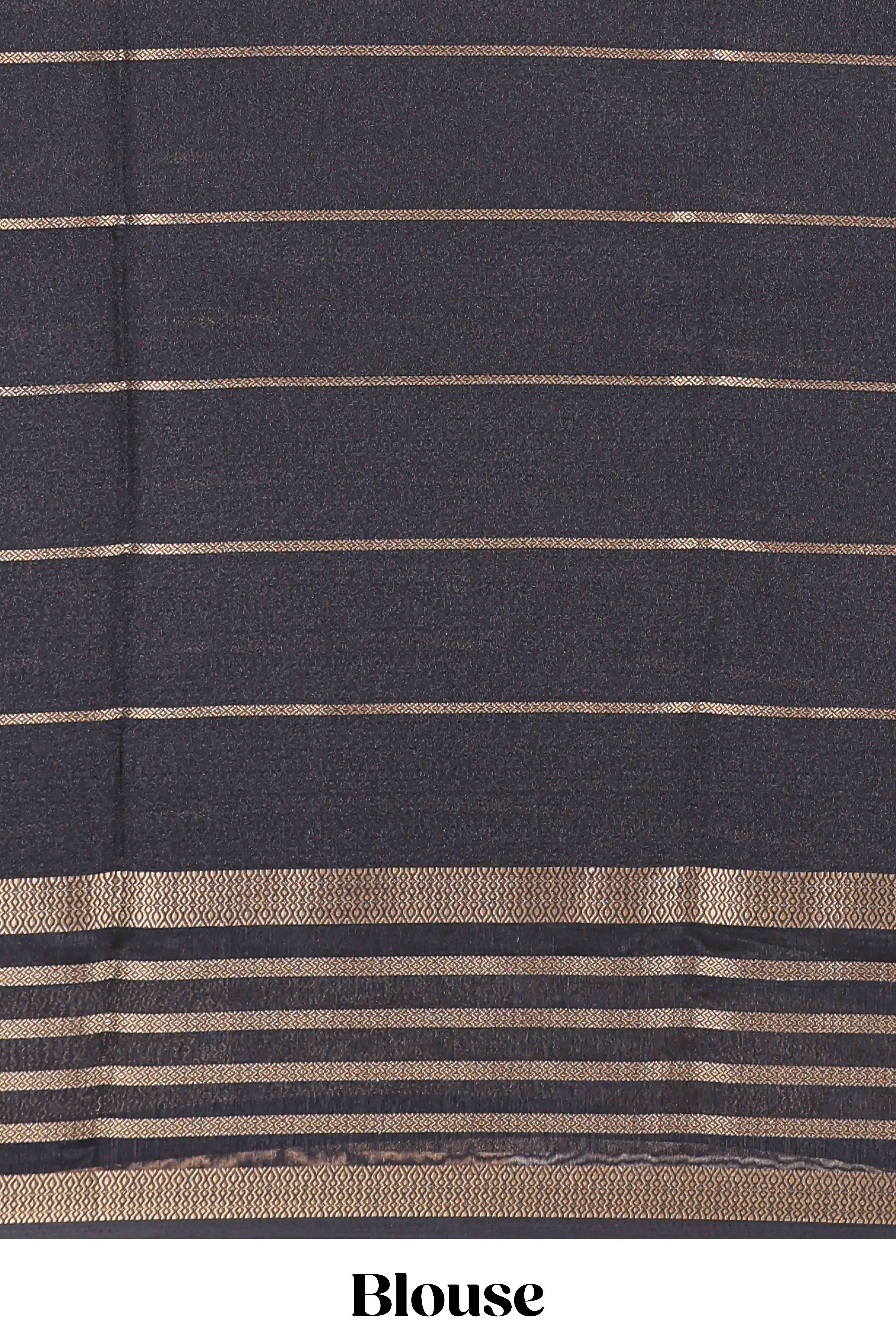 Elegant contemporary saree drape