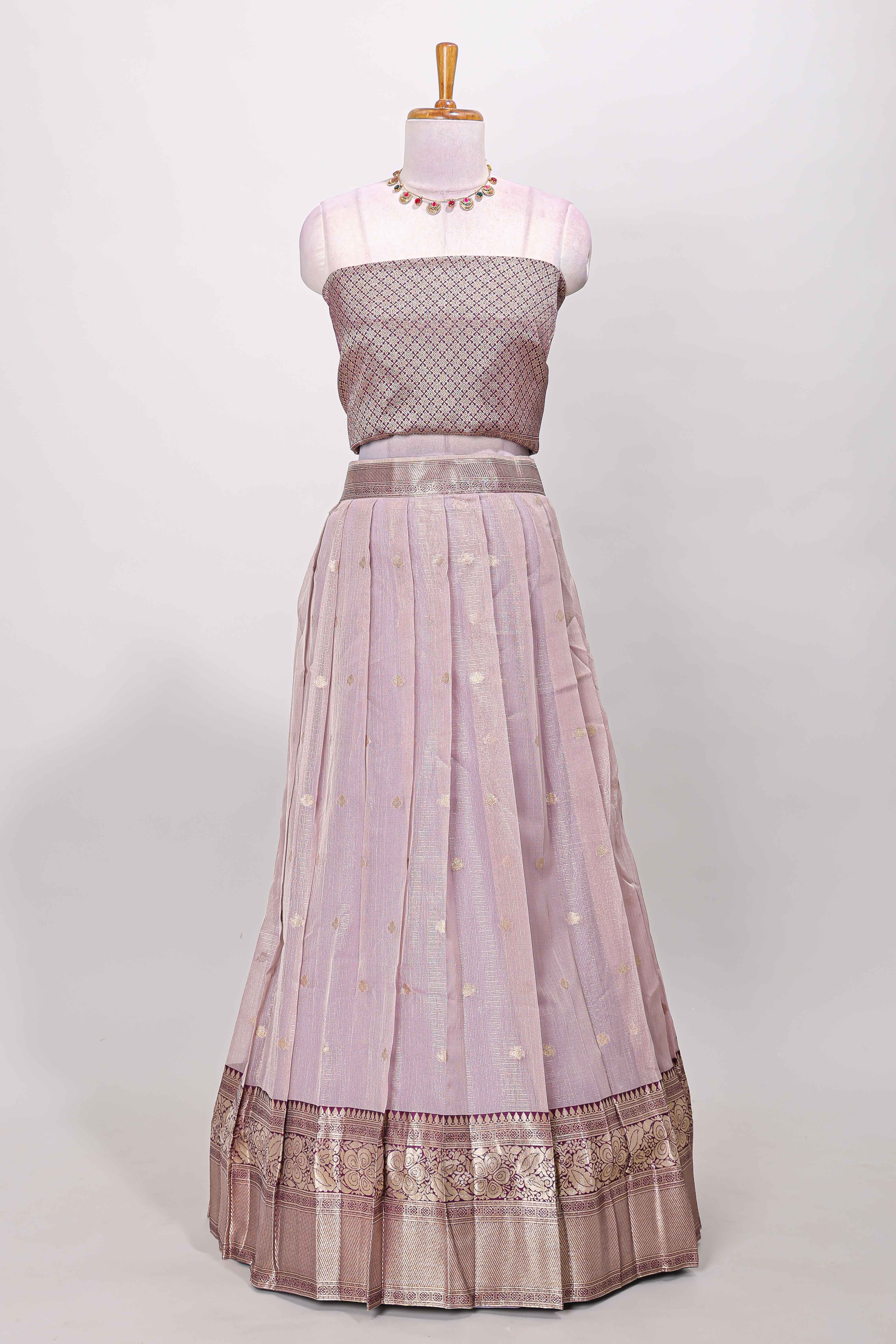 Elegant dhavani celebration wear