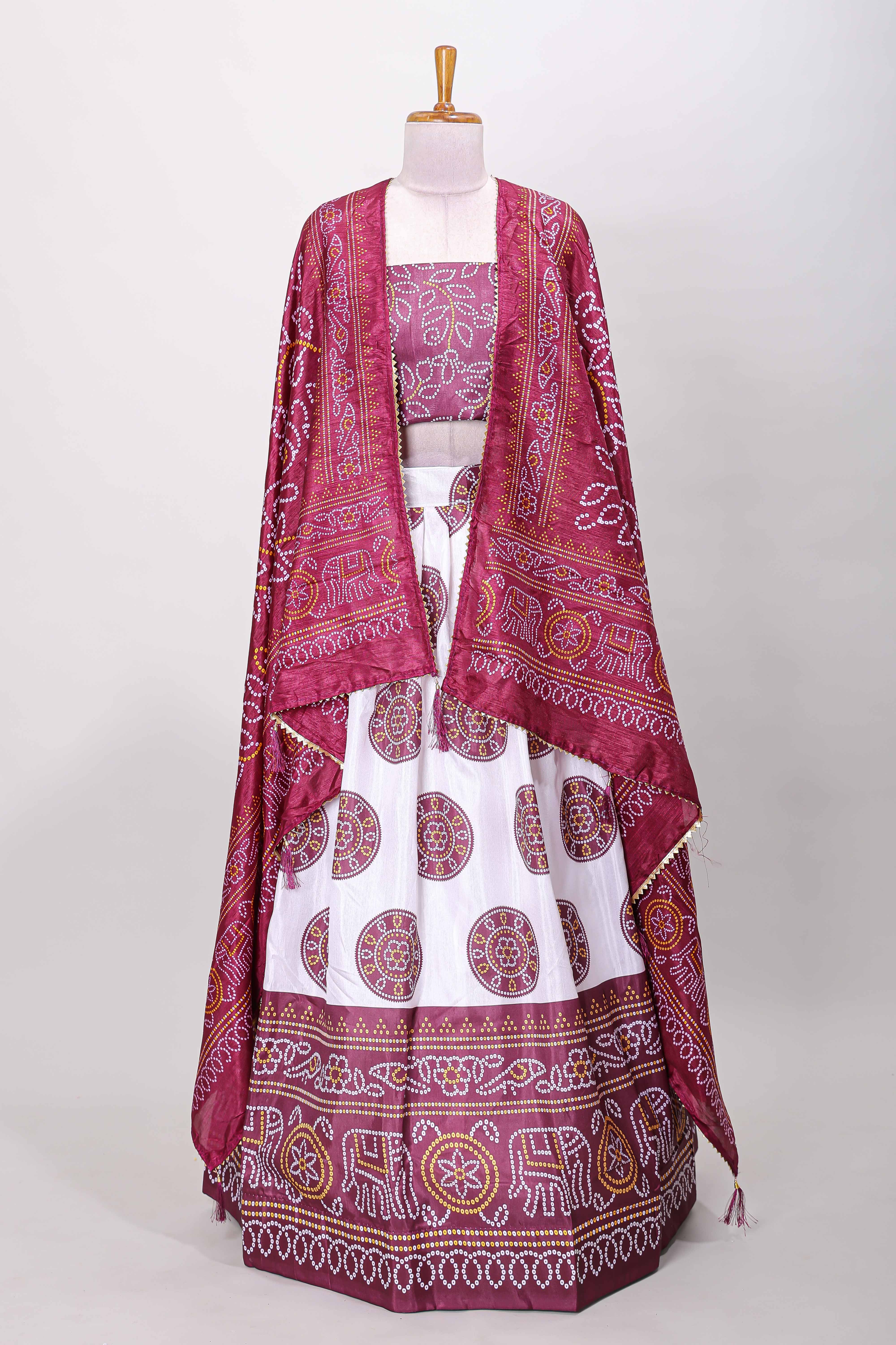 Elegant floral ethnic outfit