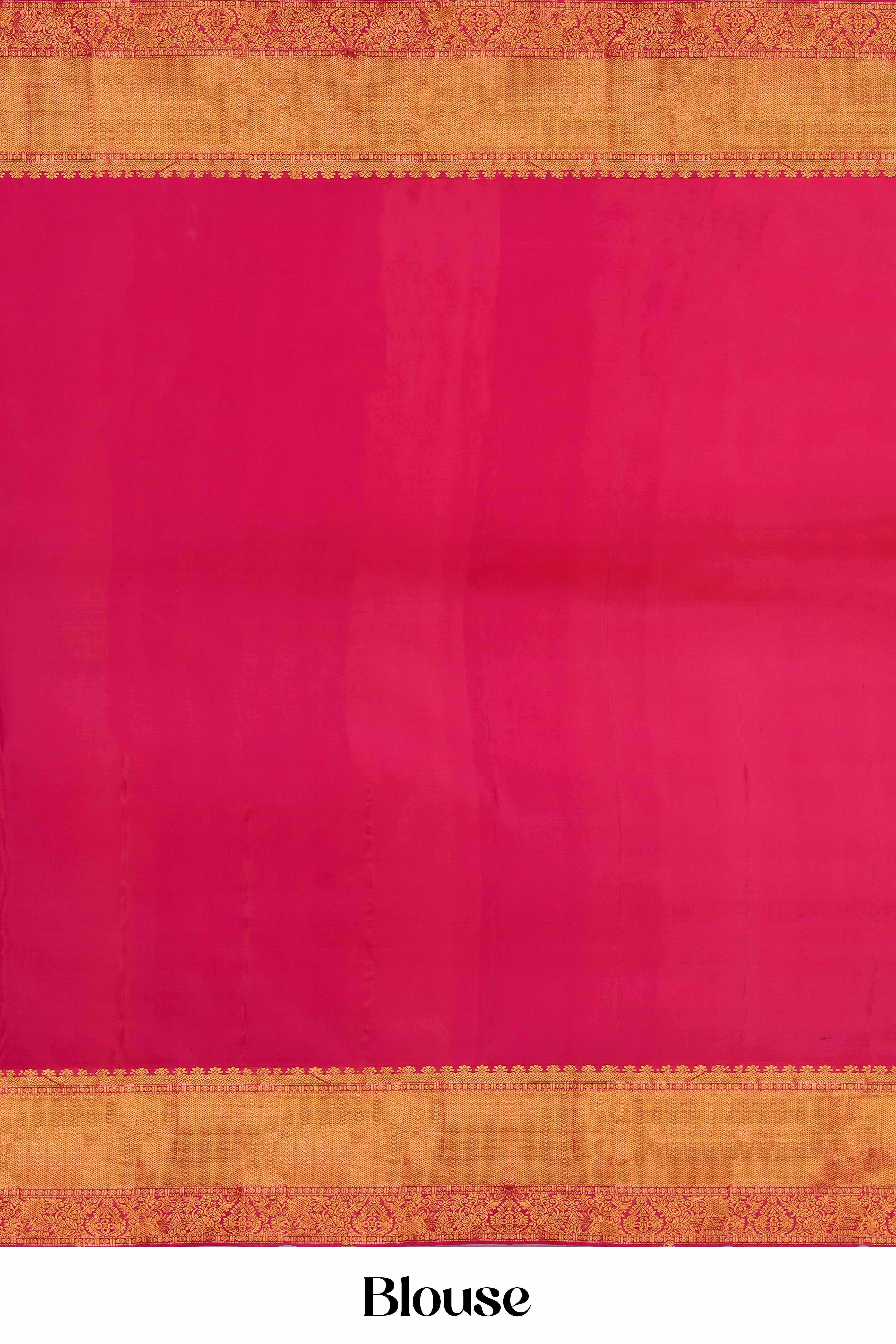 Elegant pink wedding pattu silk saree