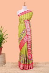 Elephant floral striped design