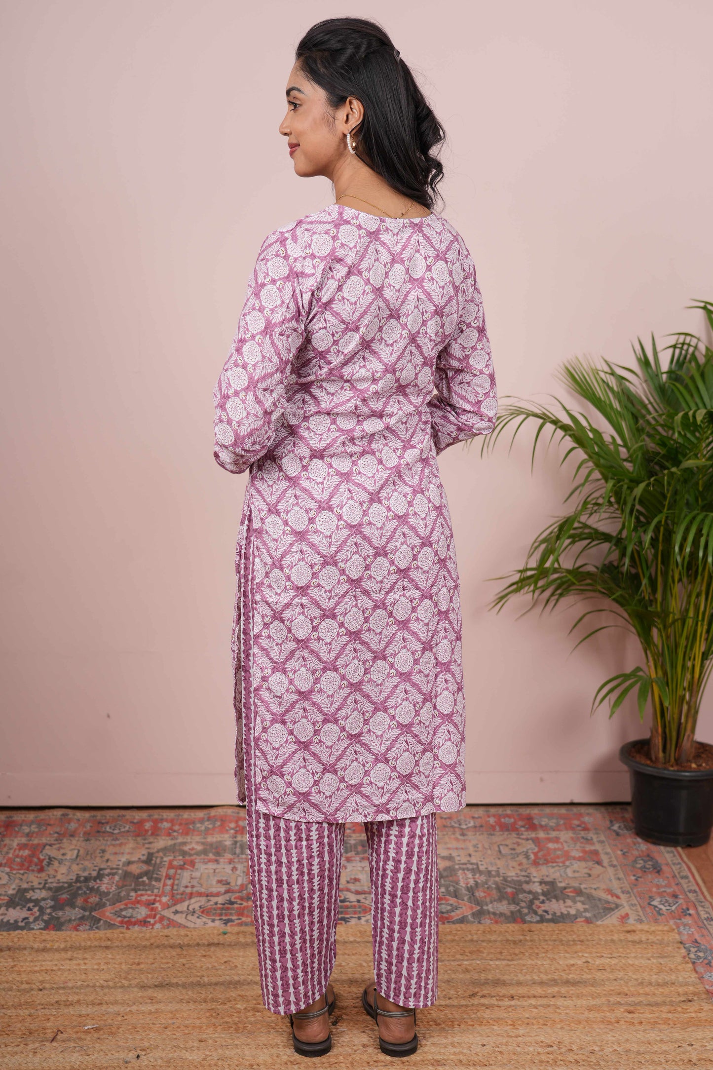 Ethnic traditional printed suit