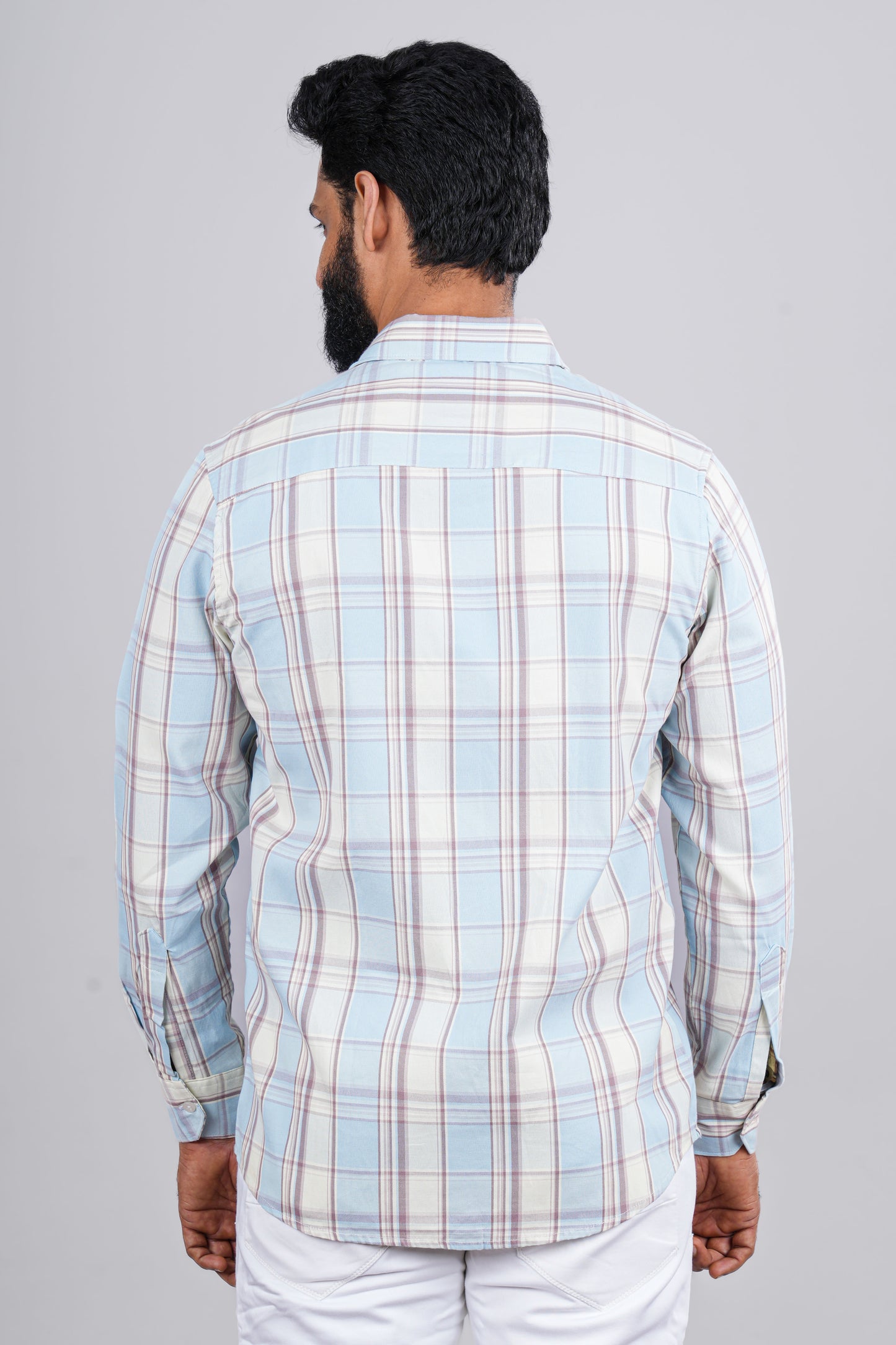 Everyday check pattern shirt