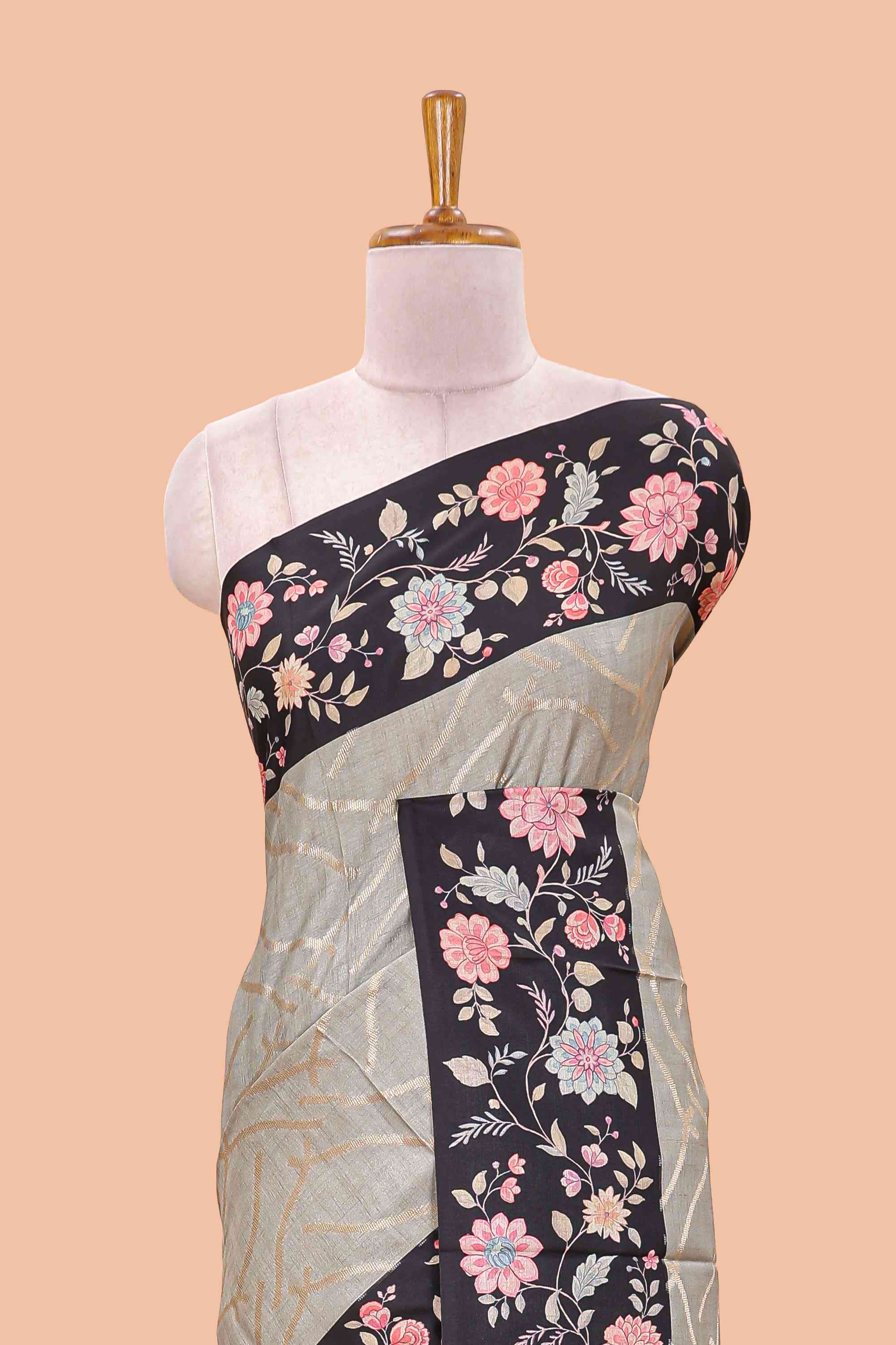 Floral black border