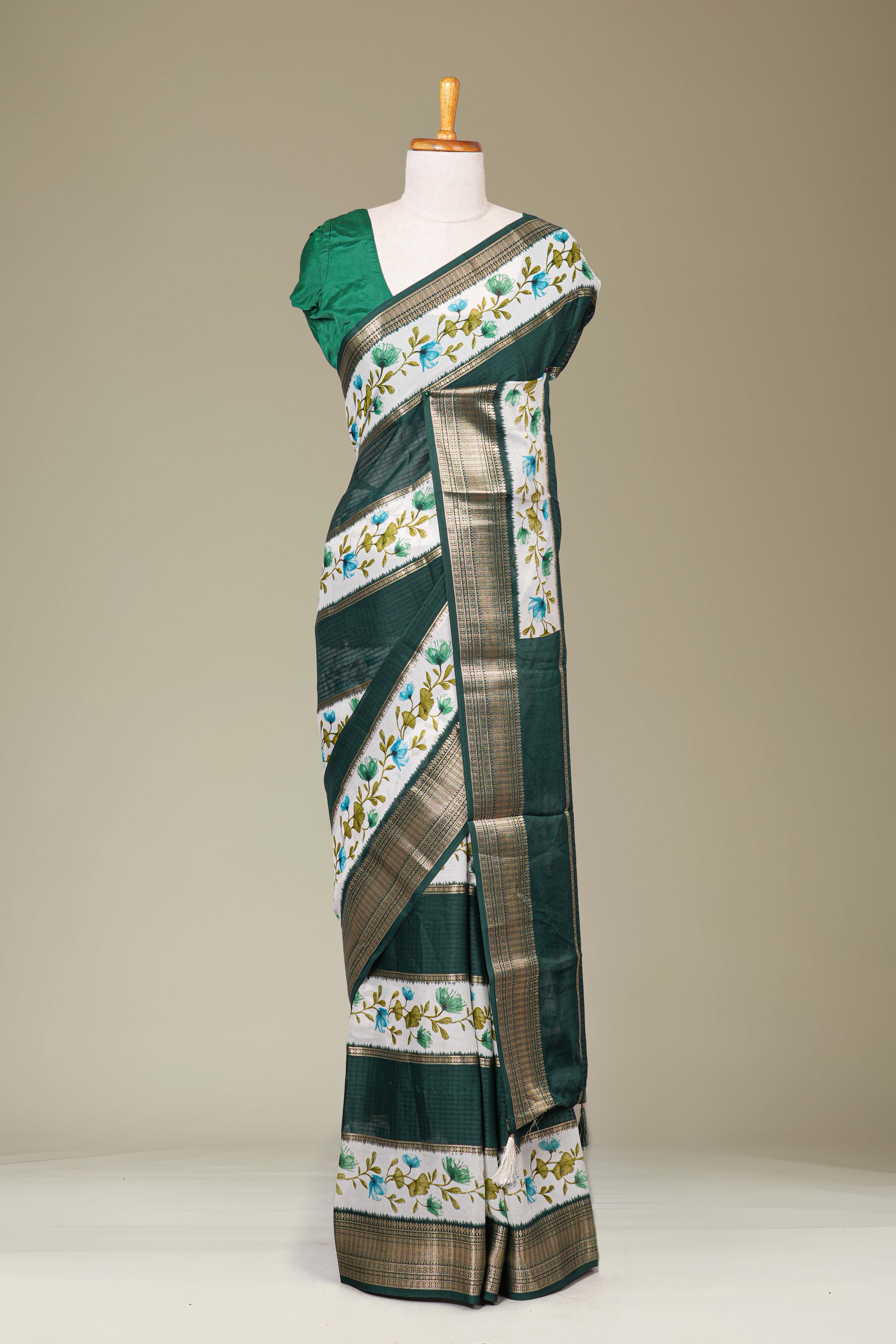 Floral printed border