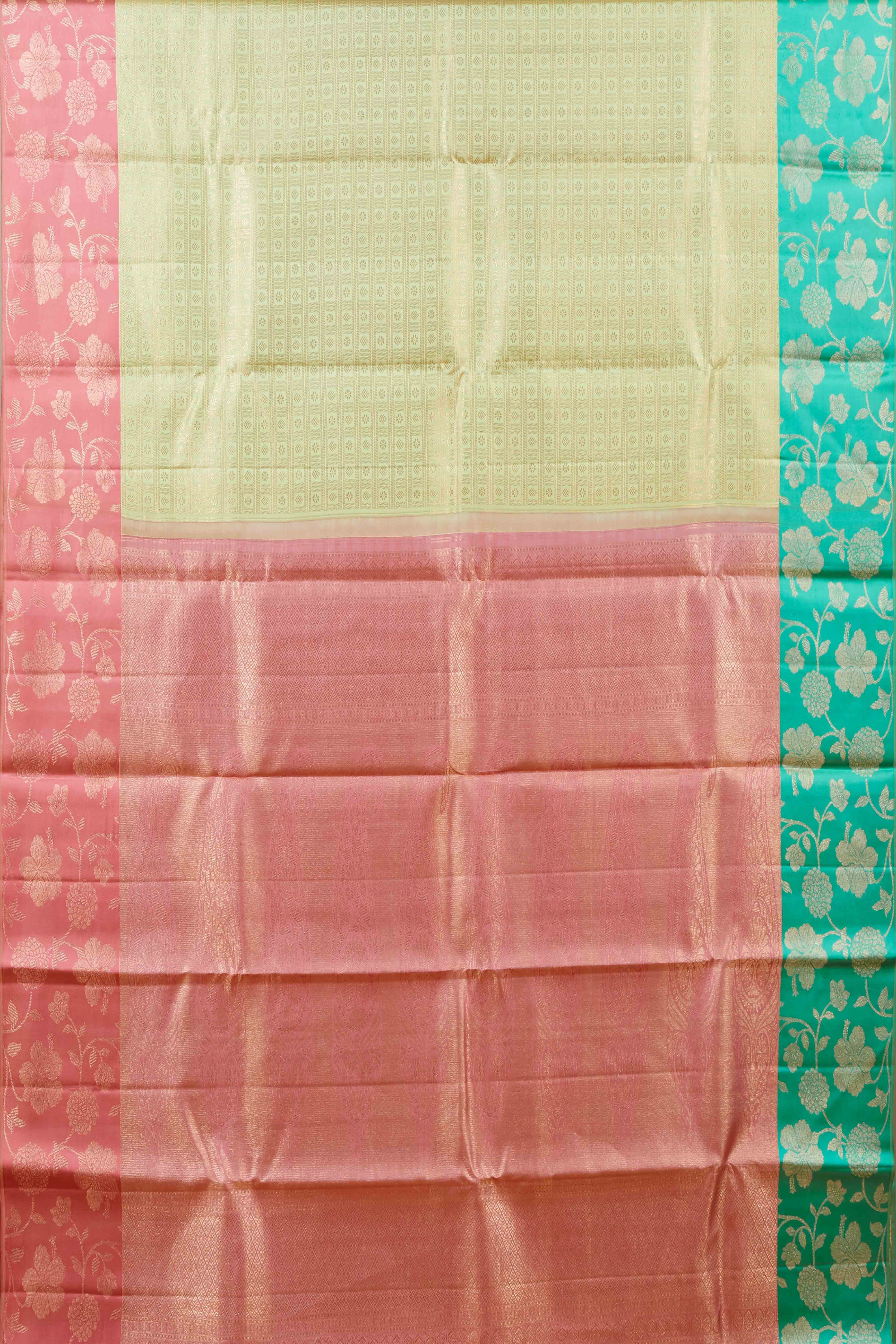 Floral silk saree collection