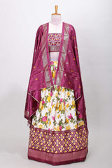 Floral woven traditional ensemble