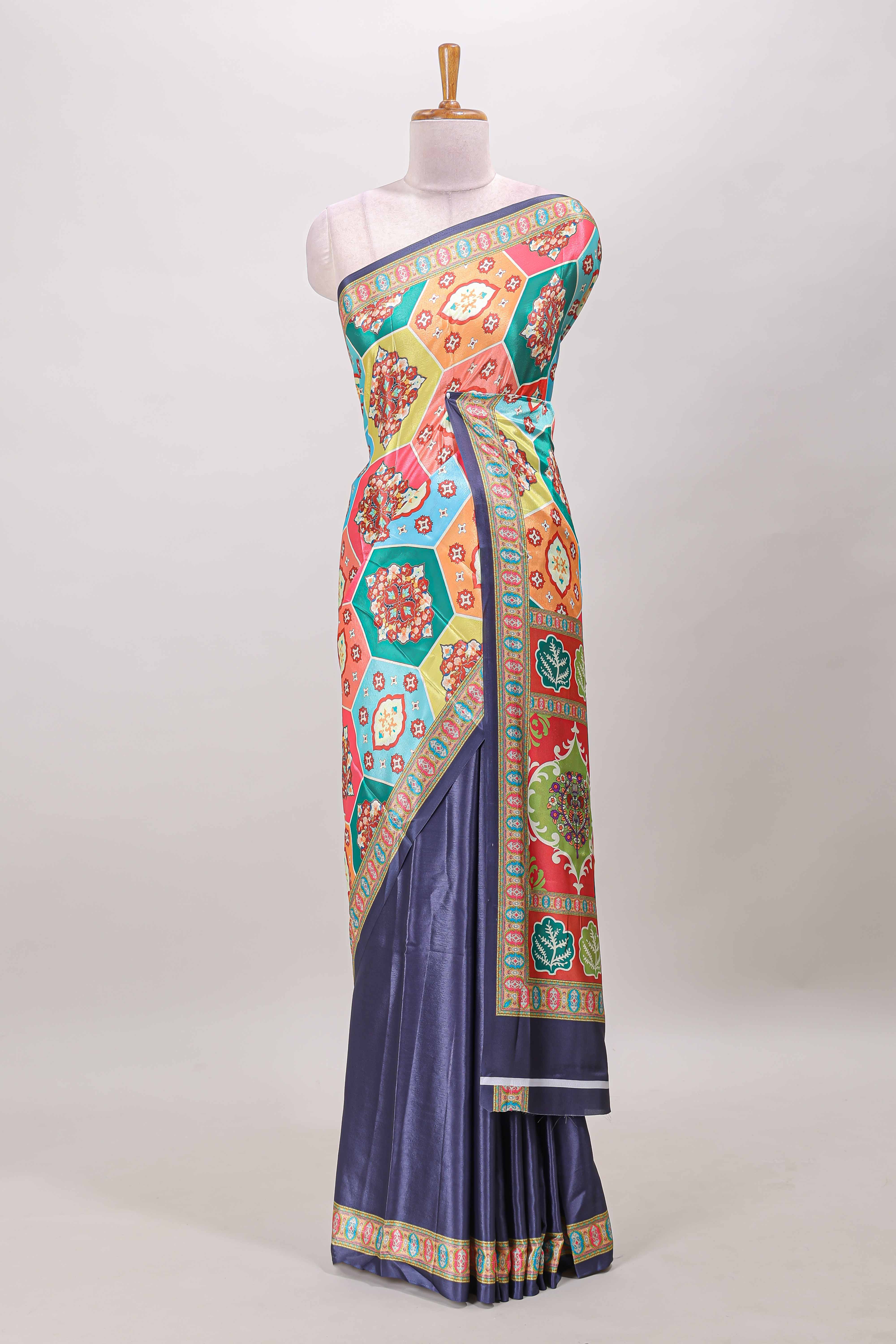 Geometric floral motif design