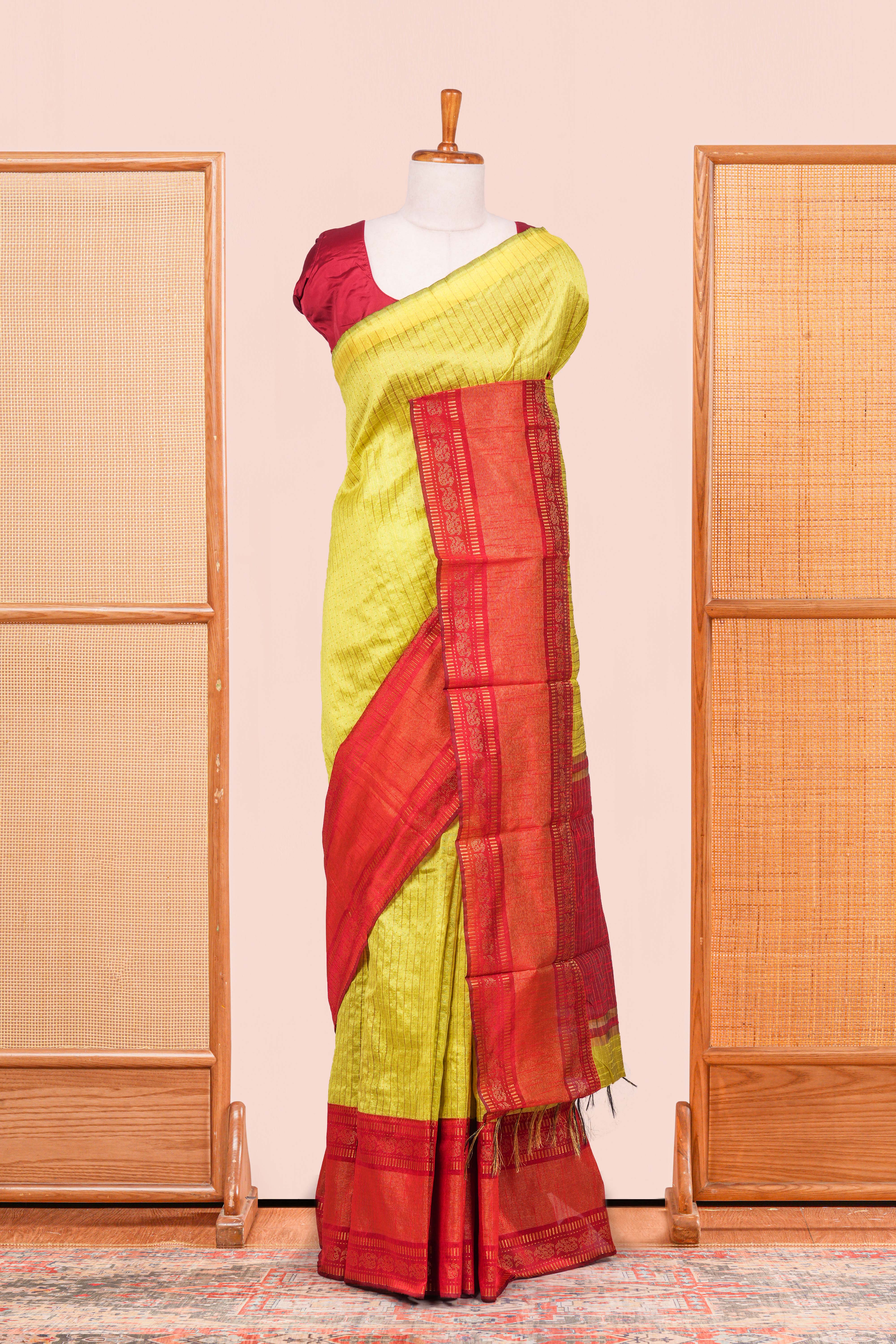Golden zari body