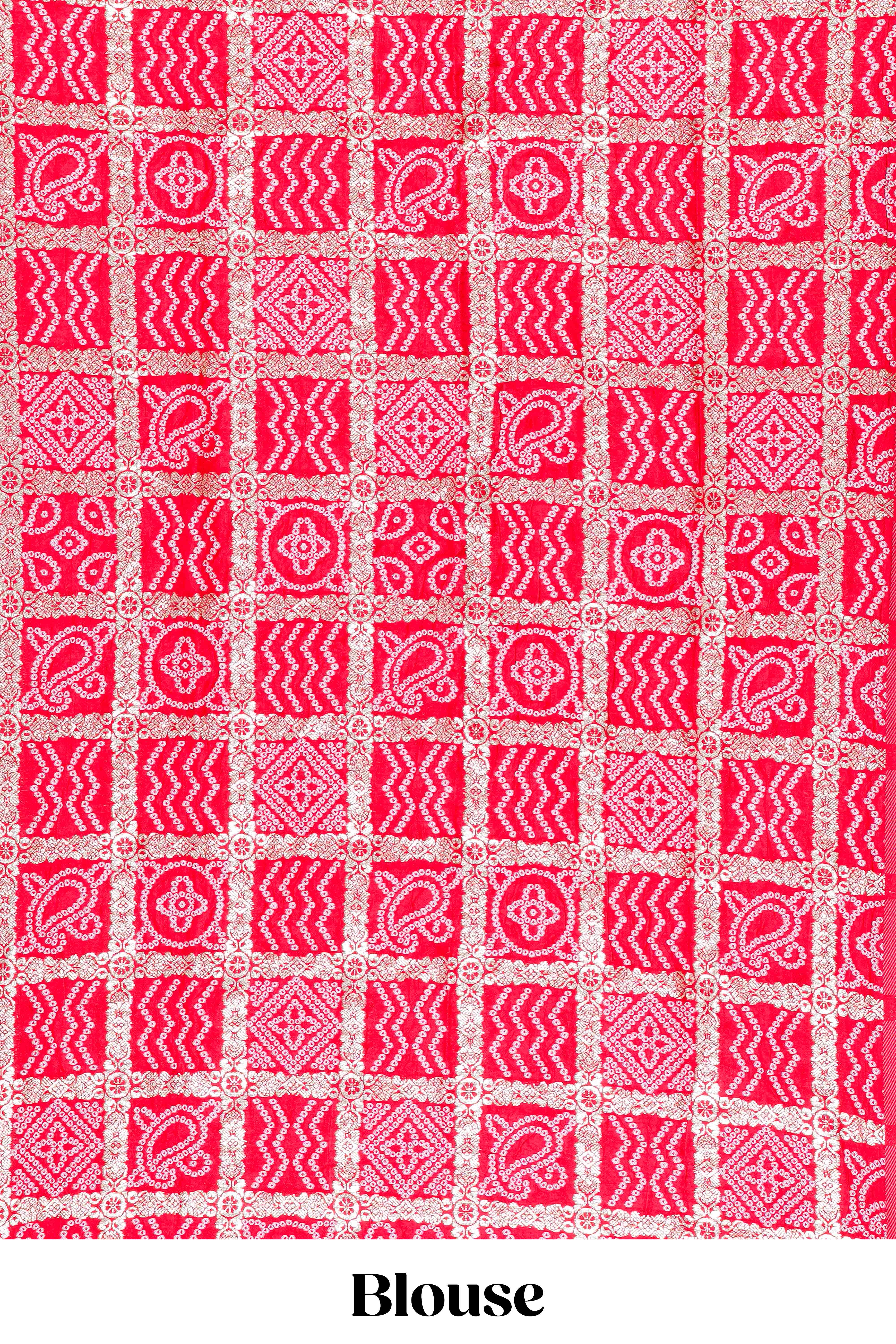 Graceful ethnic pink drape