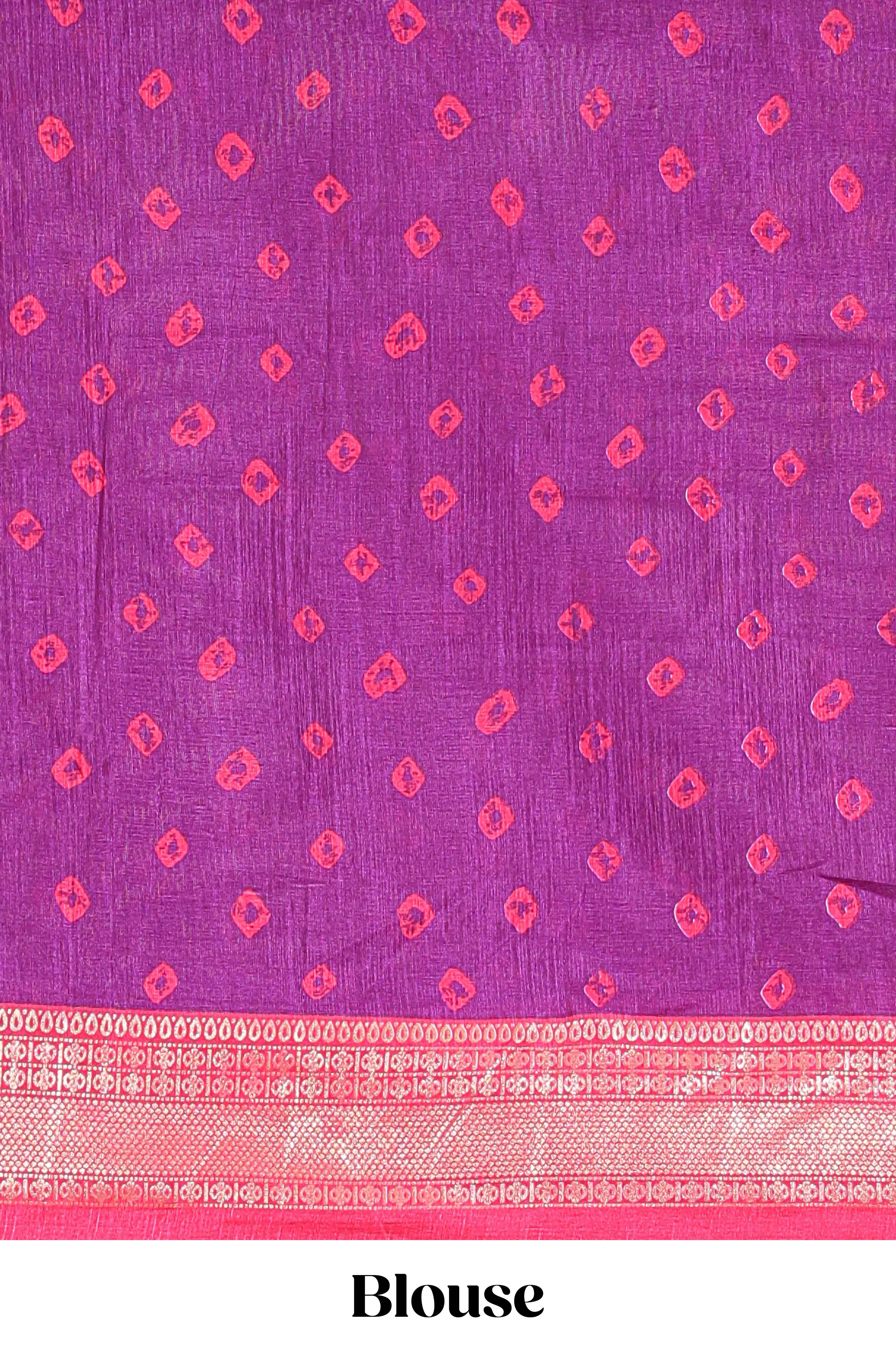 Graceful festive half saree blouse