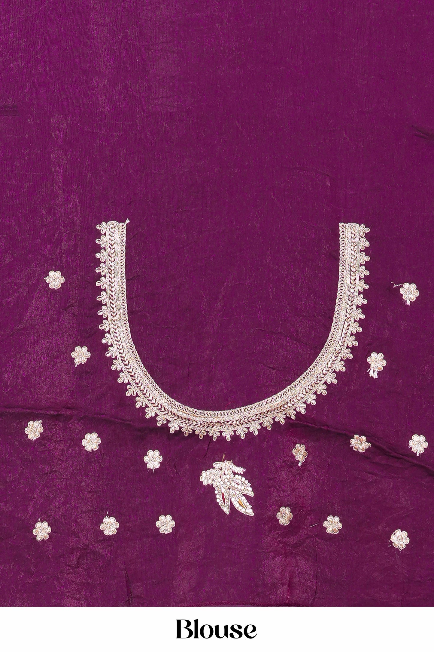 Graceful violet festive drape