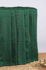Green cotton handloom weave