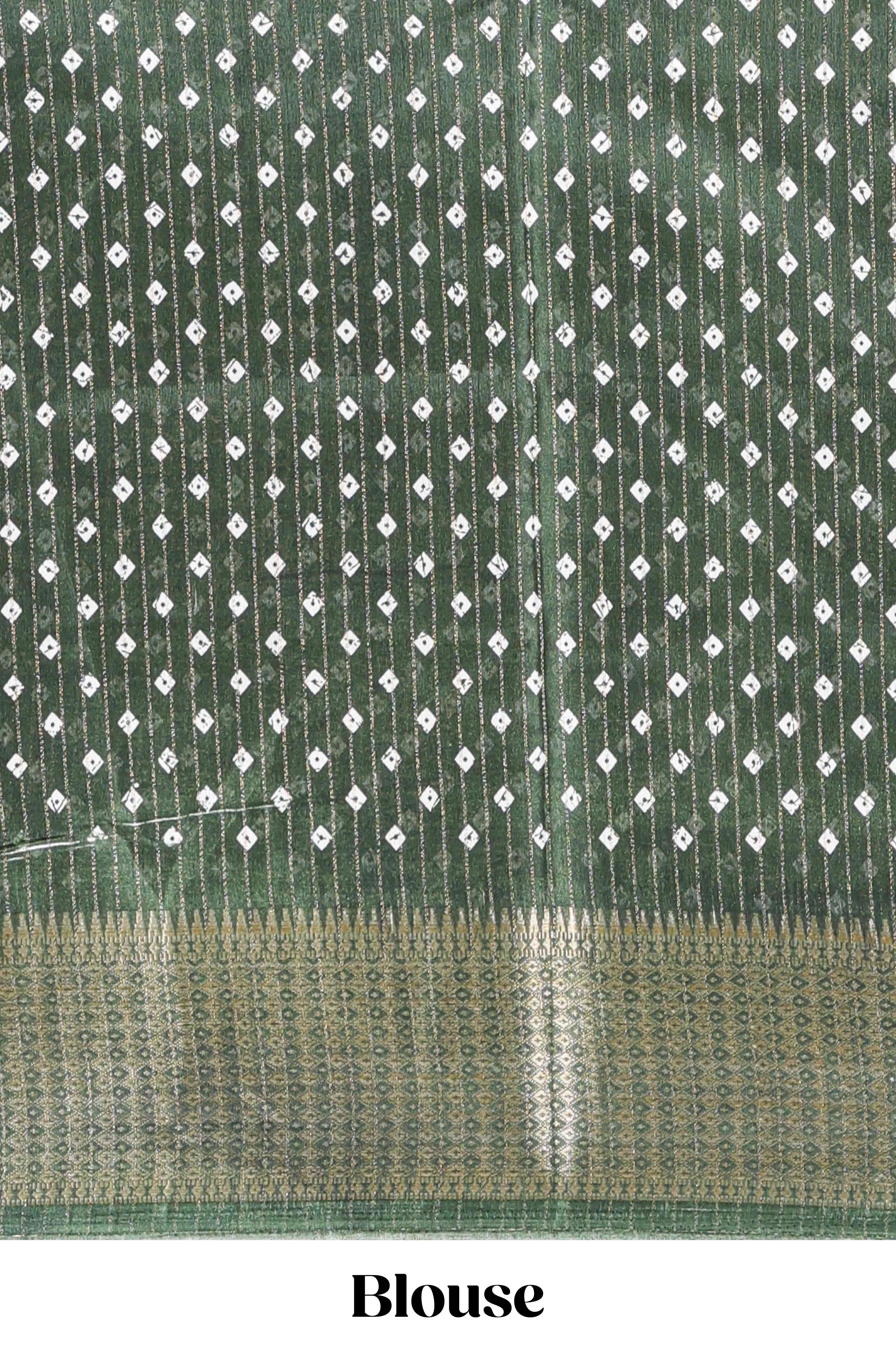 Green dola elegant saree