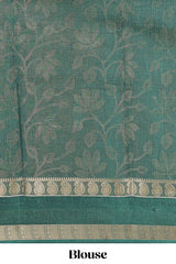 Green dola saree