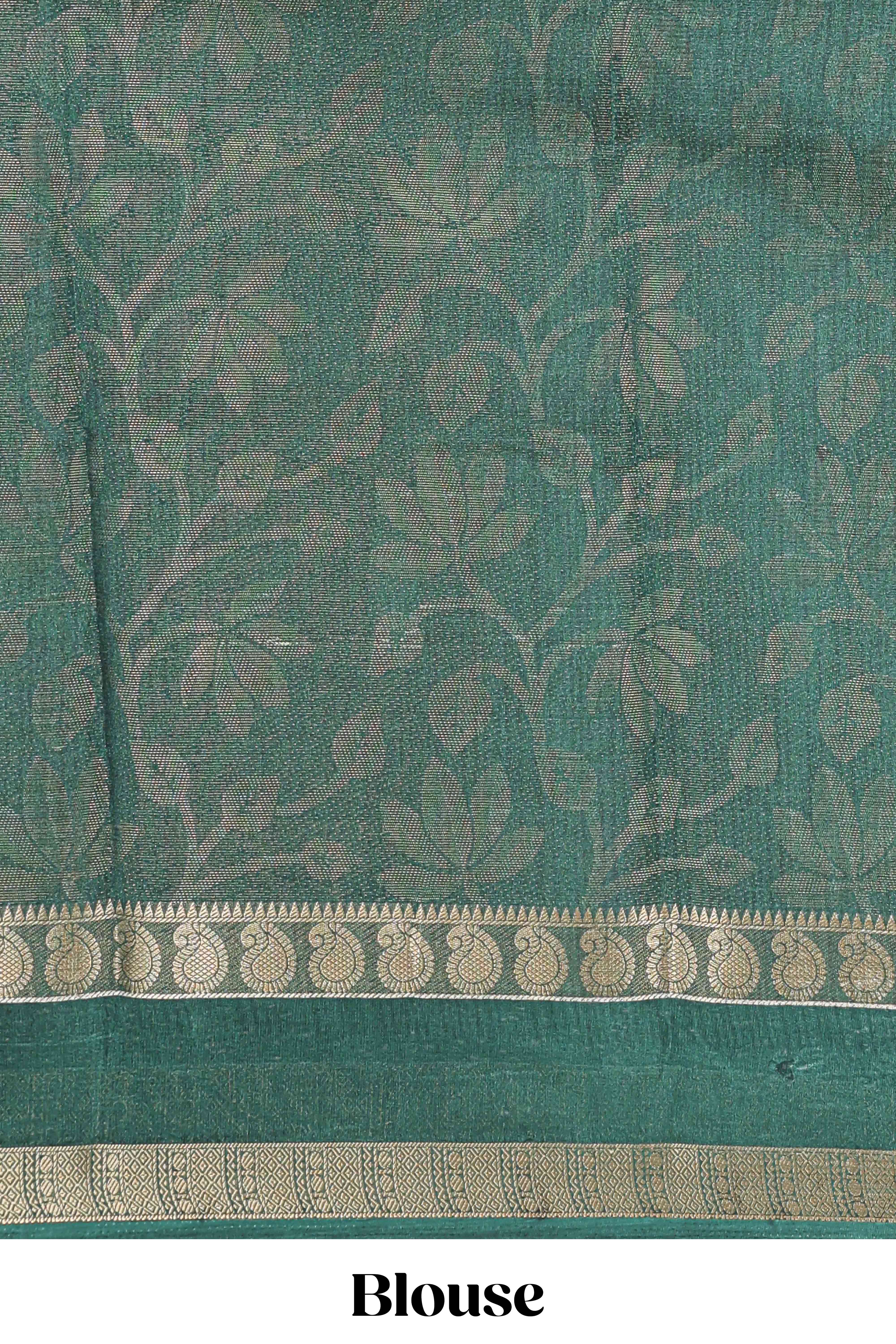 Green dola saree