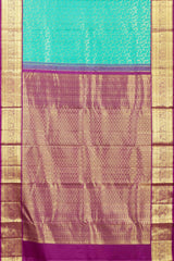 Green jacquard silk sarees