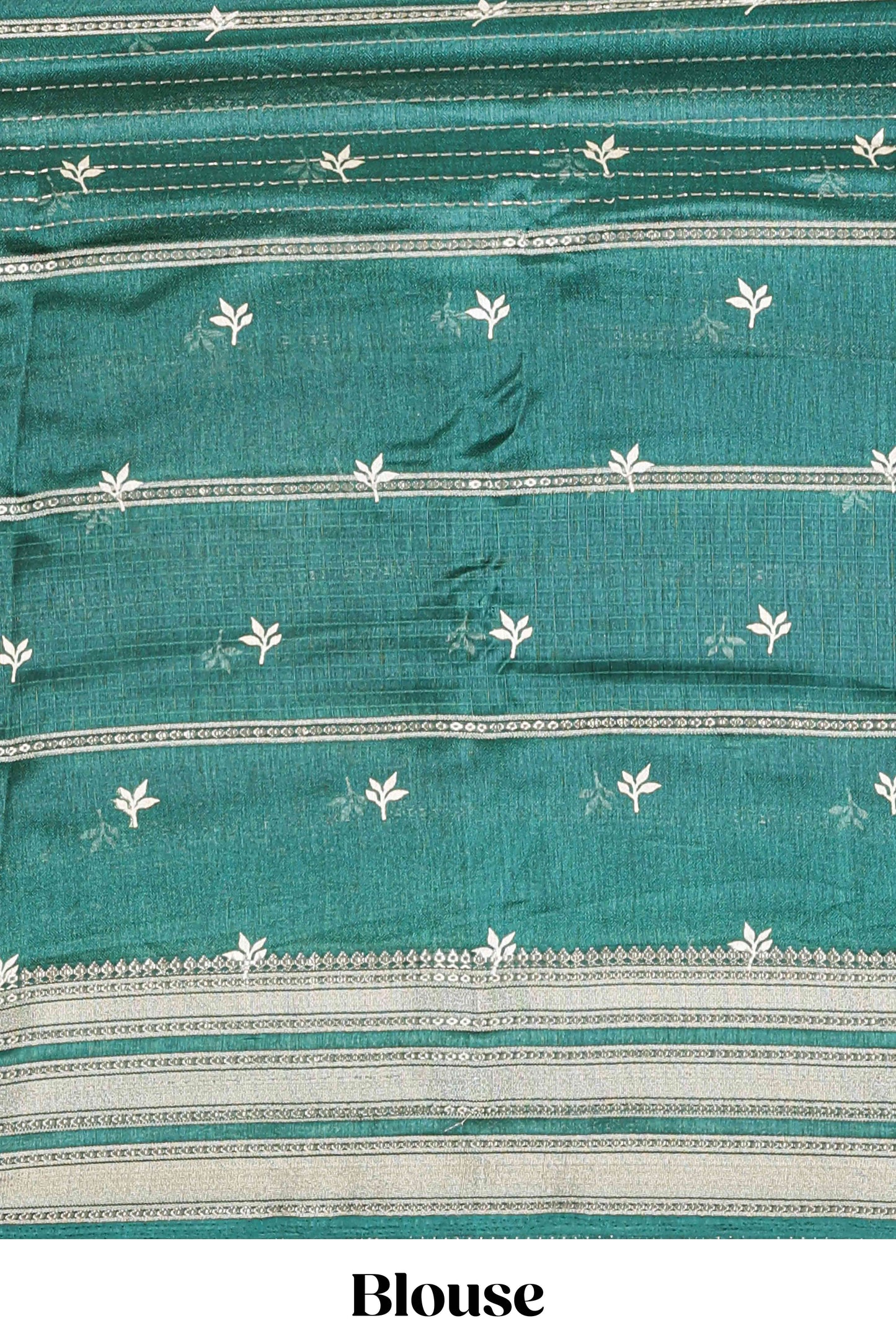 Green moss chiffon festive saree