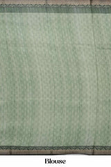 Green saree with blouse