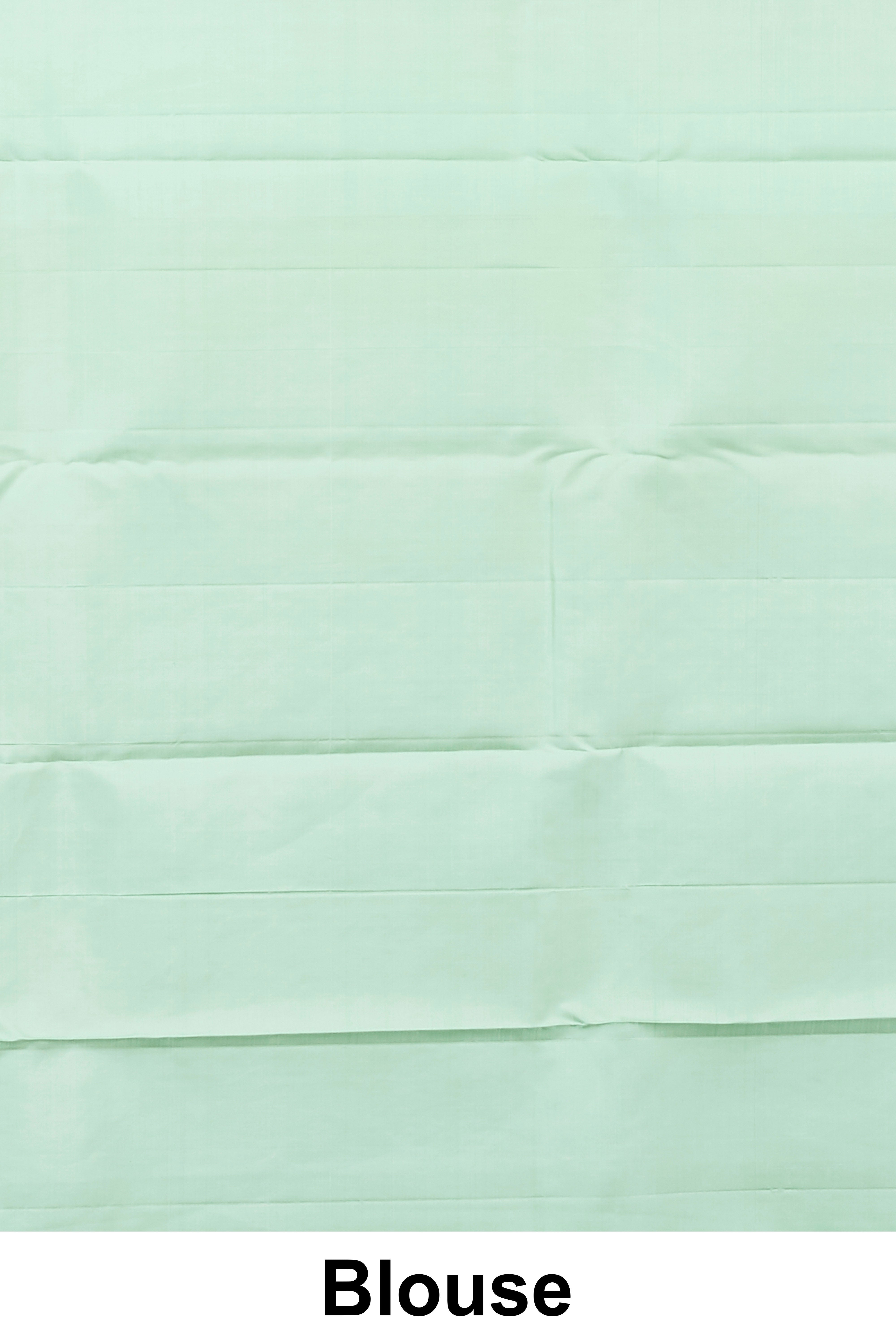 Green wedding silk saree
