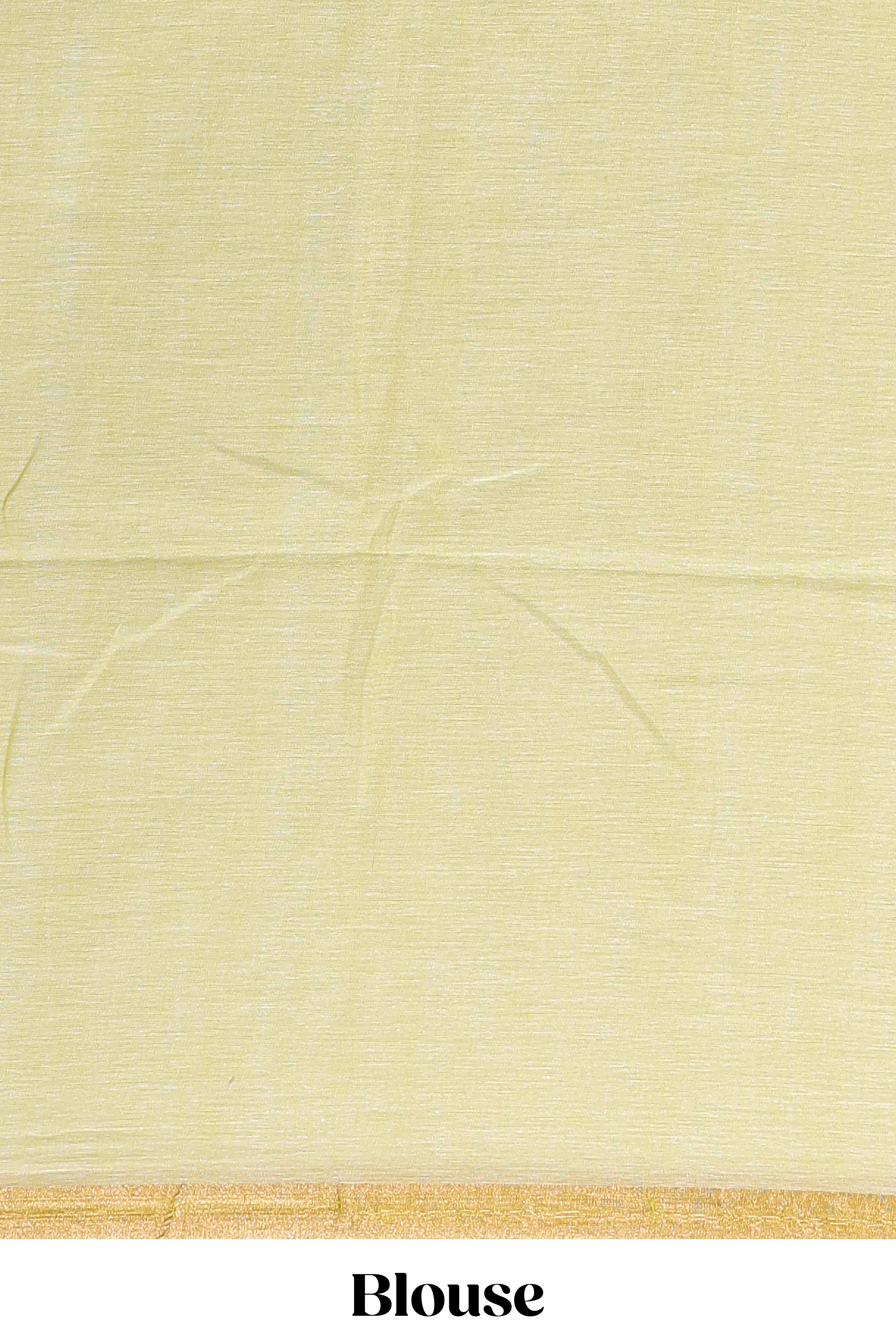 Green woven cotton fabric