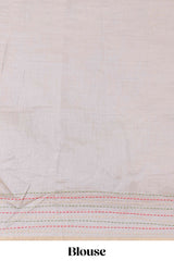 Grey casual chanderi cotton saree