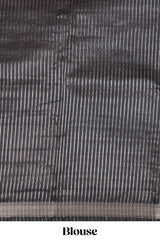 Grey casual chanderi saree