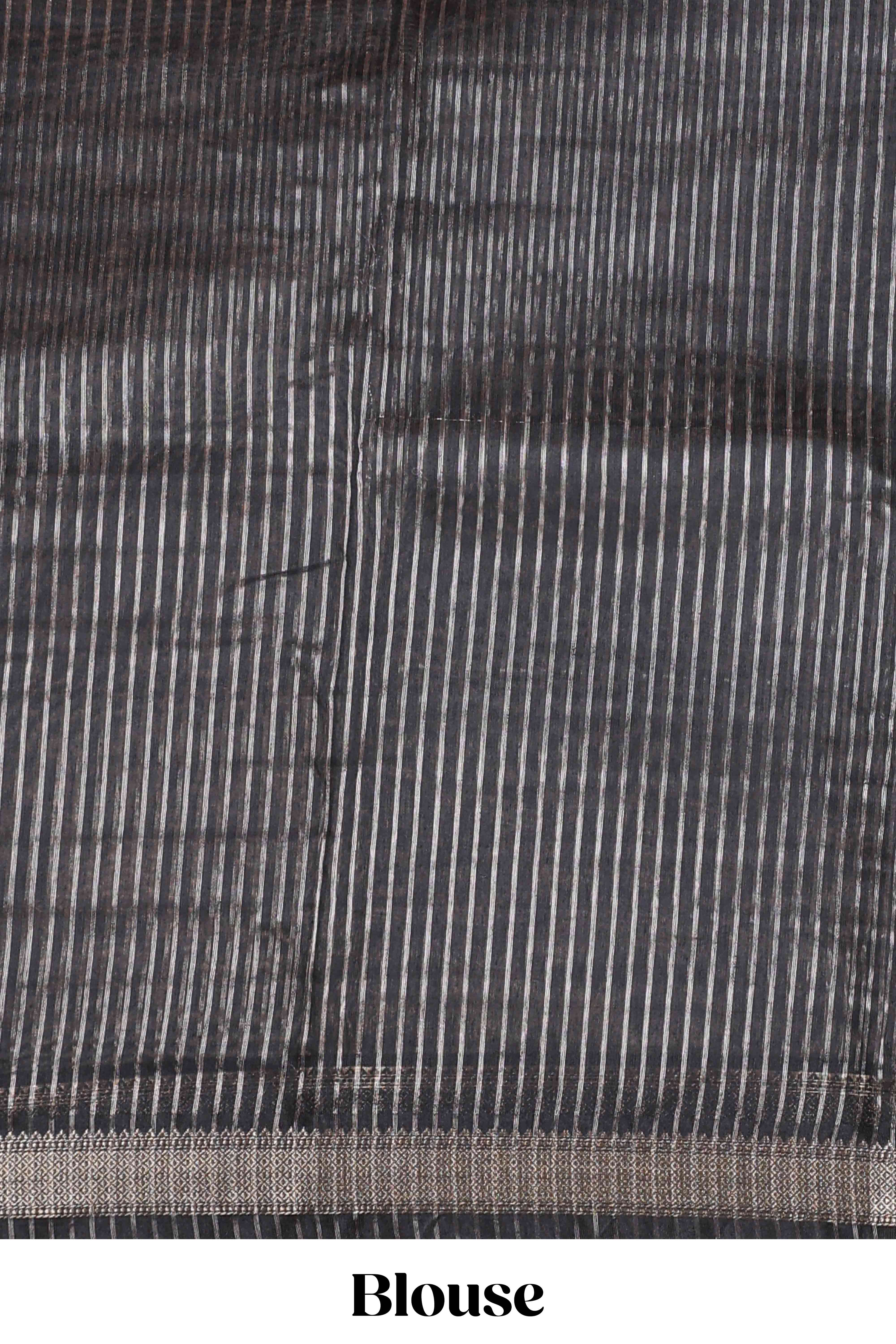 Grey casual chanderi saree