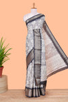 Grey dola floral saree