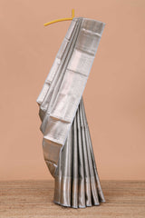 Grey semi banaras tissue
