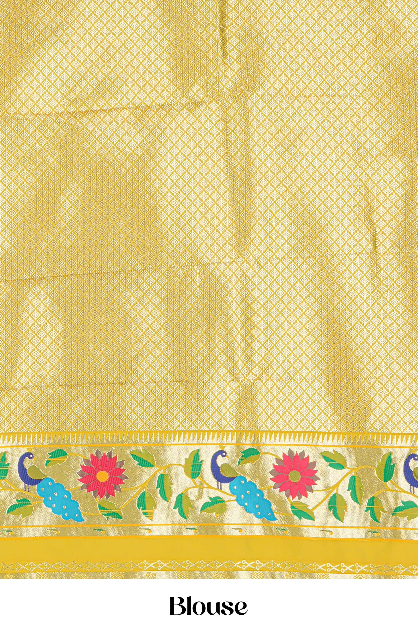 Haldi yellow art silk celebration saree