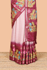 Illustrative pallu artwork