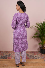 Lavender casual festive suit
