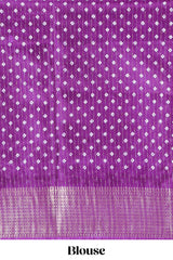 Lavender dola festive saree