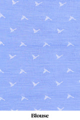 Lavender linen cotton saree with subtle motifs